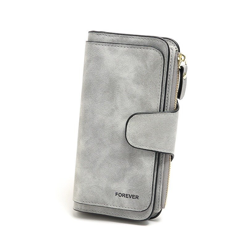 Frosted Multi-card Slot Buckle Wallet Card Holder | ShopDecimals