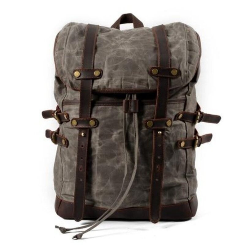 Canvas Men's Bag Leisure Backpack Men's Waterproof Outdoor Travel Bag | ShopDecimals