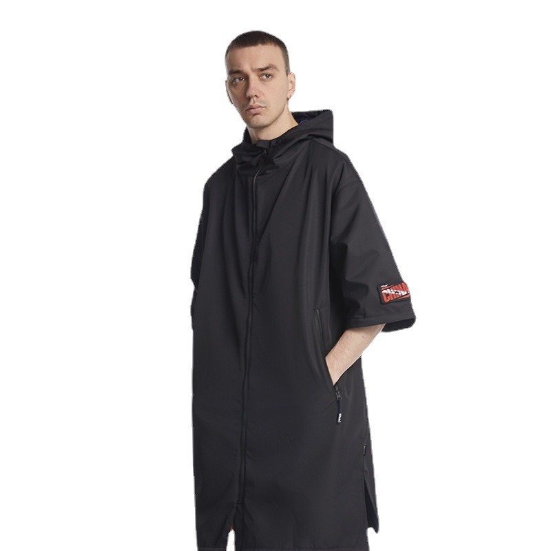 Waterproof Cloak Changing Bathrobe Outdoor Swimming Diving Surfing Windproof Jacket | ShopDecimals