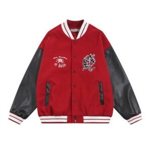 Embroidered Baseball Uniform Jacket Men | ShopDecimals
