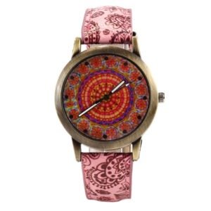 Feather‑Light Men’s Quartz Watch – 0.03 kg Kaleidoscope Design with 5 Color Options – Shopdecimals