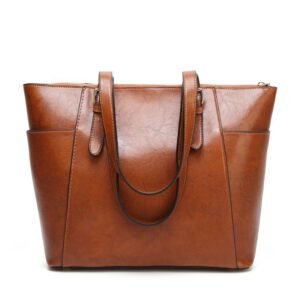 Oil Wax Leather Women Handbag Large Capacity Tote Bag | ShopDecimals