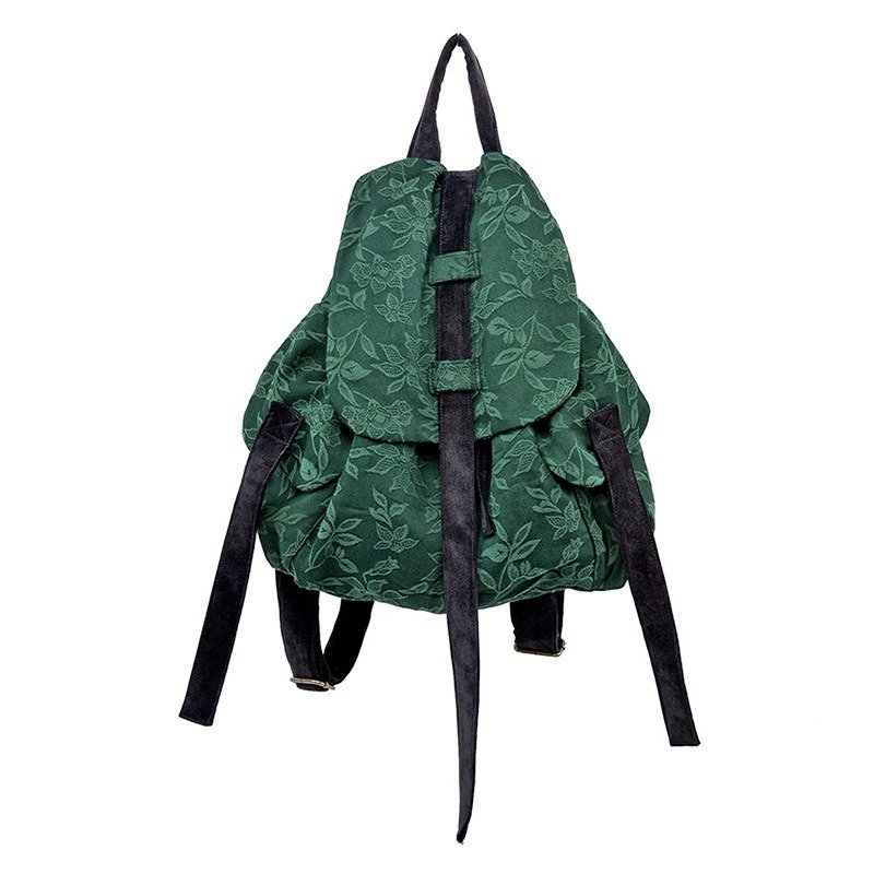 Patchwork Backpack Retro Print Backpack | ShopDecimals