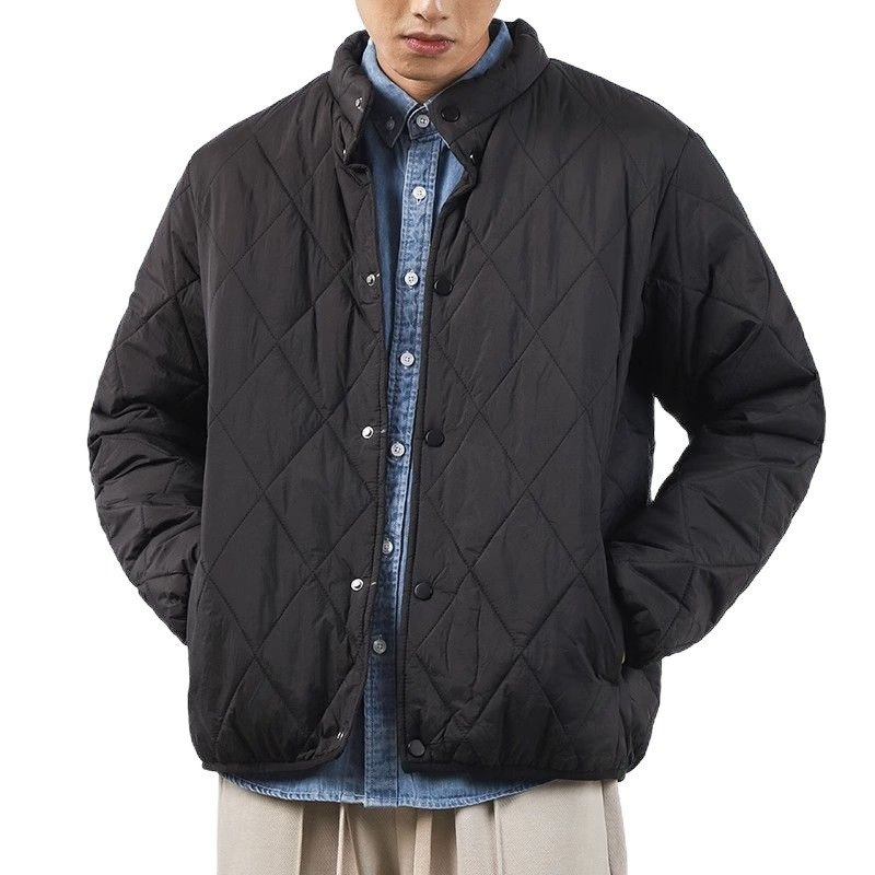 Men's Thickened Winter Warm Diamond Lattice Cotton-padded Jacket | ShopDecimals