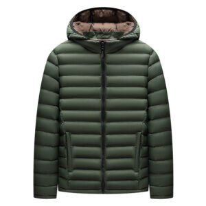 Men's Lightweight Down Cotton-padded Jacket Storage Rib Coat | ShopDecimals