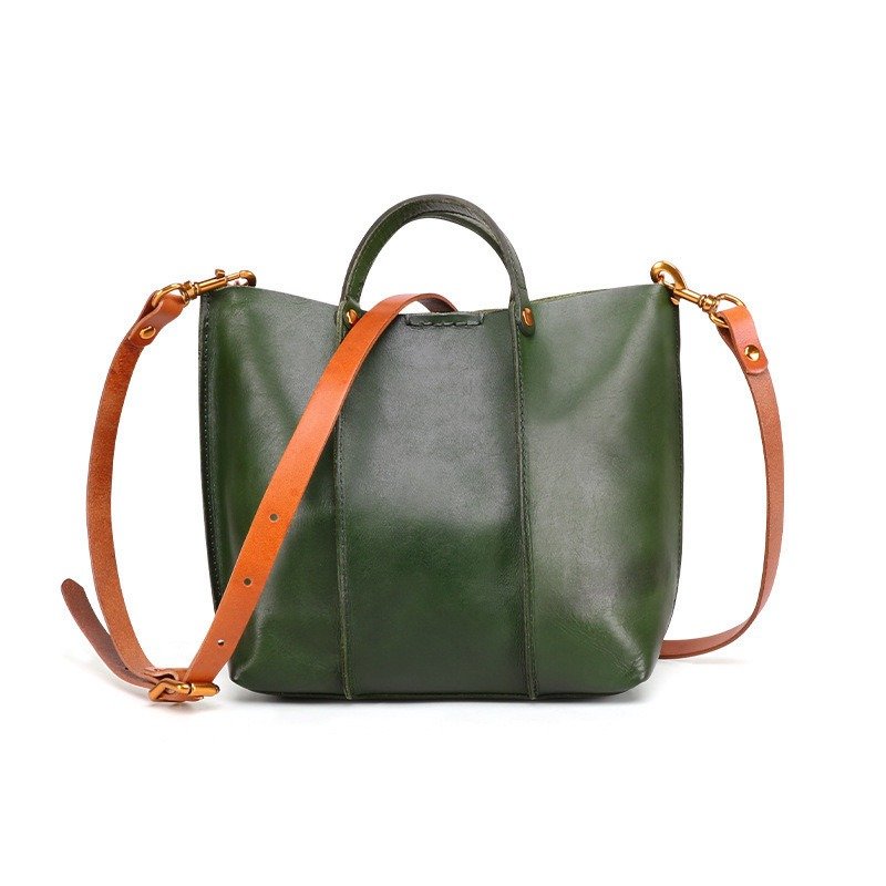 Layered Leather Handbag | ShopDecimals