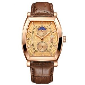 Explosive Watch Six-Pin Barrel Rectangular Non-Mechanical Male Automatic Quartz Watch | ShopDecimals