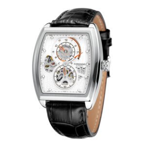 Men's Fashion Casual Square Hollow Mechanical Watch Automatic Mechanical Watch | ShopDecimals