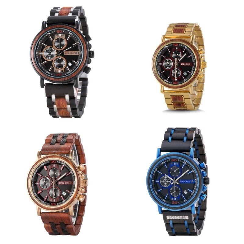 Youth Nightclub Fashion Cool Trend Business Wooden Watch | ShopDecimals