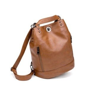 Leather Handbags Large Capacity Travel Backpack | ShopDecimals