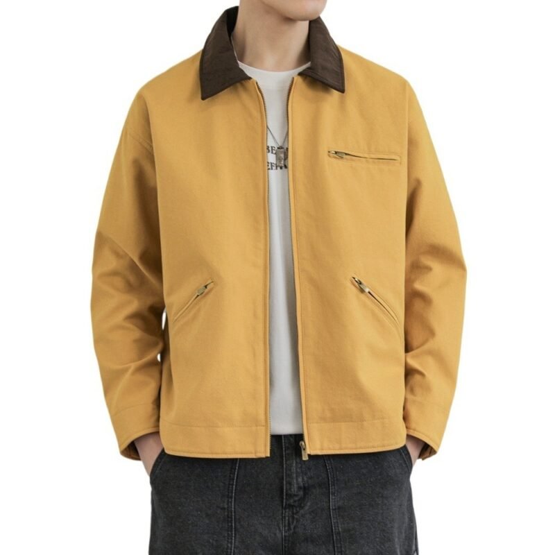 American Workwear Retro Lapel Jacket | ShopDecimals