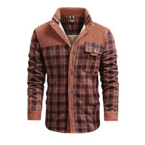 Men's Thermal Plaid Jacket Long-sleeved | ShopDecimals