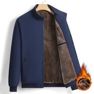 Jacket Winter Fleece-lined Thickened Men's Clothing | ShopDecimals