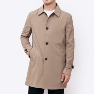 Casual Windbreaker Men's Casual Long Lapel Coat | ShopDecimals