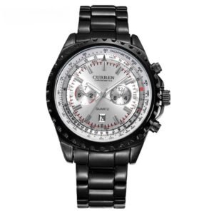 Men's Casual Quartz Movement Steel Band Wrist Business Watch | ShopDecimals