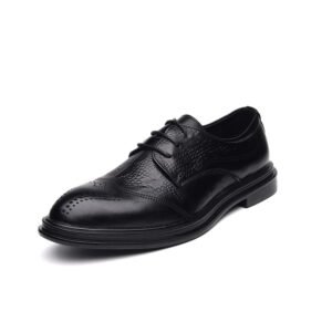 Men's Business Leather Shoes Brogue Formal Wear Business Casual Shoe | ShopDecimals