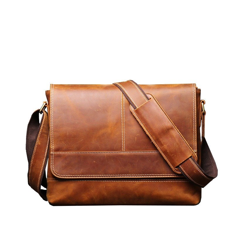 Vintage Distressed Men's Shoulder Bag| ShopDecimals
