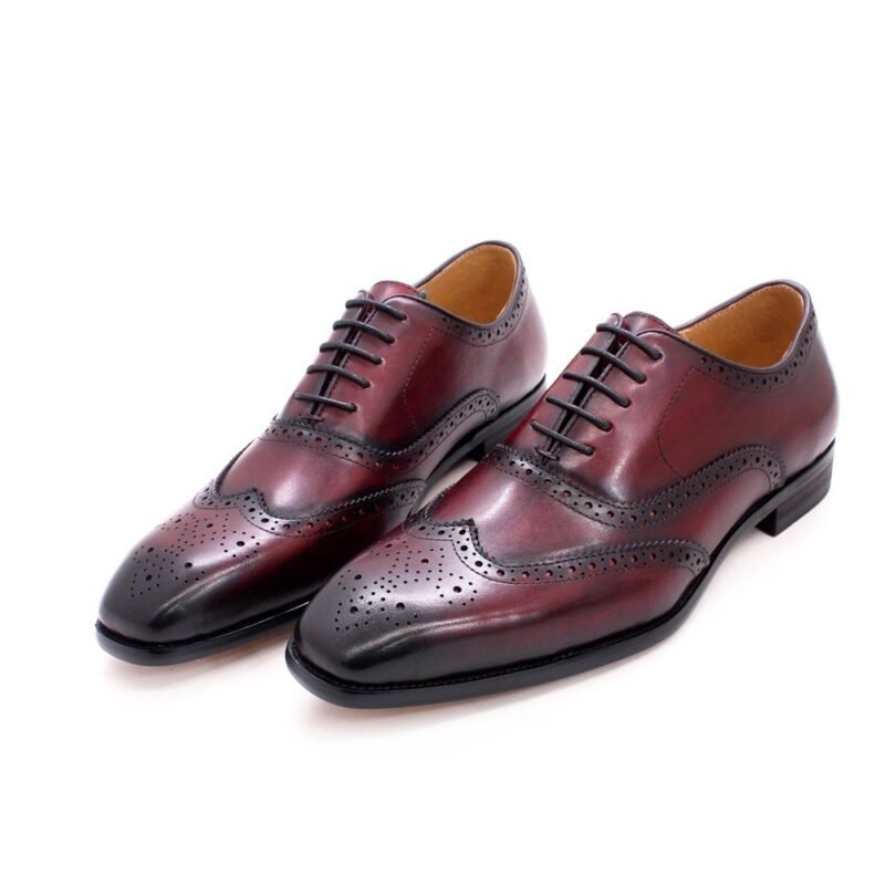 Men's British Style Brogue Leather Men's Shoes | ShopDecimals