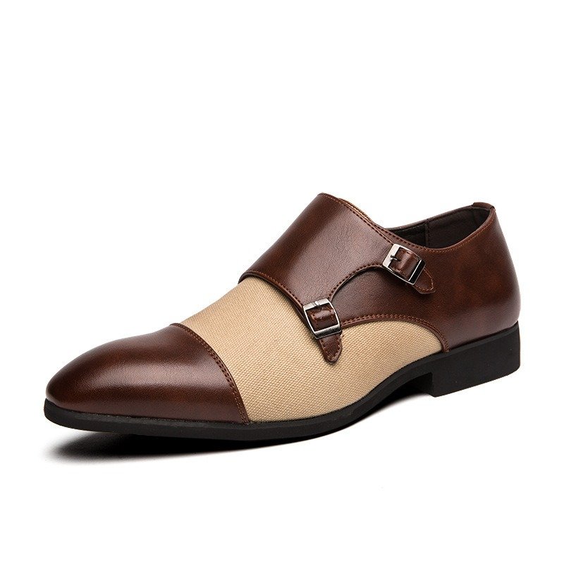 Brown Brogue Leather Business Dress Shoes | ShopDecimals
