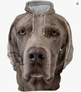 Men's Thermal Transfer 3D Dog Hoodie Sweater | ShopDecimals