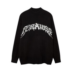 Letter Jacquard Sweater For Men | ShopDecimals