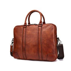 Skeleton-skin Genuine Leather High-grade Briefcase | ShopDecimals