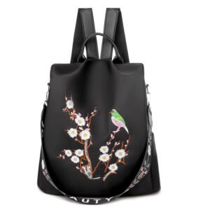 Ethnic Style Embroidery Middle School Student Schoolbag Oxford Cloth | ShopDecimals