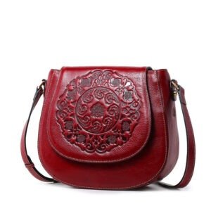 Retro Head Leather Shoulder Bag Slant Across Women's Bag Women's Leather | ShopDecimals