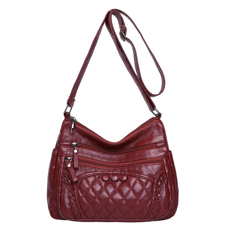 Soft Leather Retro Women's Shoulder Bag Large Capacity | ShopDecimals