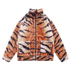 Printed Plush Cotton Coat Jacket Men | ShopDecimals