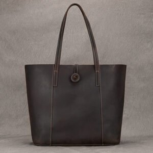 Women's Leather Commuter Hand-carrying Bag Large Capacity | ShopDecimals