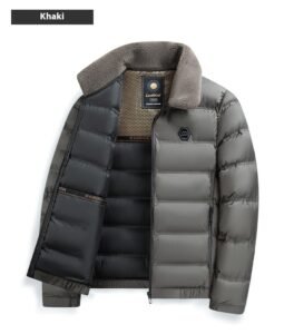 Men's Winter Business Casual Lapels Fur Collar Coat | ShopDecimals