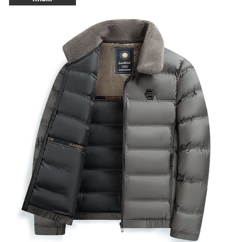 Men's Winter Business Casual Lapels Fur Collar Coat | ShopDecimals