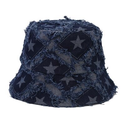 Ultra‑Light Denim Bucket Hat with Raw Edge – Sun‑Blocking, Wind‑Proof Street Style | Shopdecimals