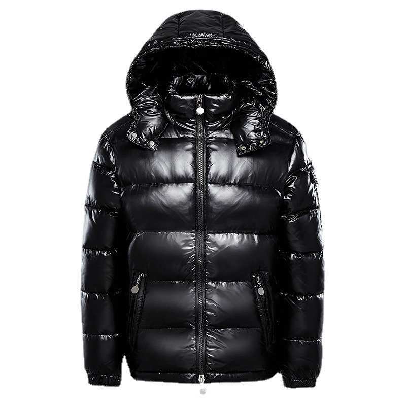 Short Coat Trendy Men's Glossy Thickened Down Jacket | ShopDecimals