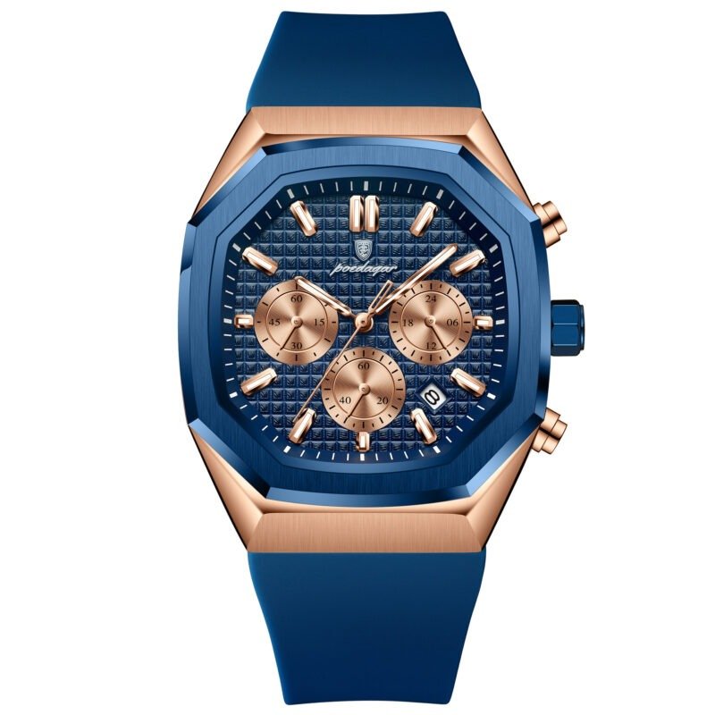 Multifunctional Six-pin Calendar Men's Watch Large Dial | ShopDecimals