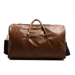 Travel Light with 0.45 kg PU Shoulder Bag – Spacious Solid‑Color Carryall | Shopdecimals