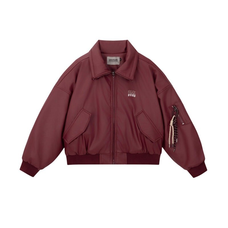 Autumn And Winter Leather Bread Embroidered Warm Men's Cotton Clothing | ShopDecimals