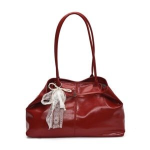 Ultra‑Light 0.28 kg Commuter Tote – Spacious 420×260×80 mm Shoulder Bag with Custom Pendant – Shop Decimals