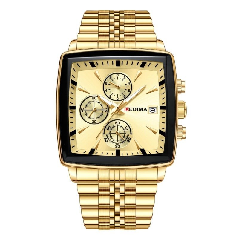 Six-hand Multi-function Sports Steel-band Watch } ShopDecimals