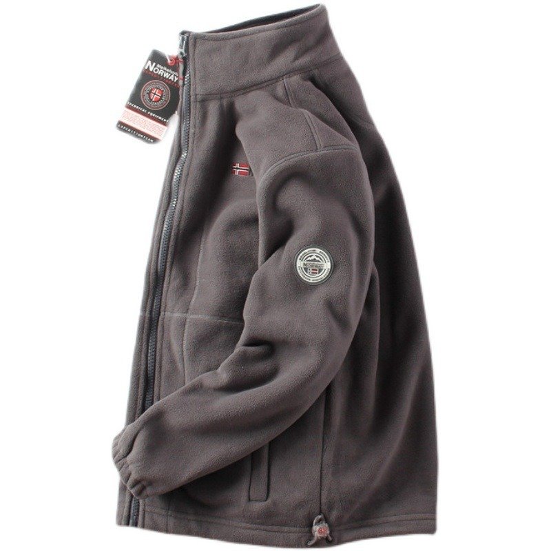 Man Double-sided Polar Fleece Jacket | ShopDecimals