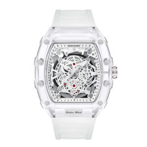 Feather‑Light Waterproof Transparent Men’s Watch – 0.05 kg, Six Vibrant Colors – Shopdecimals