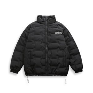 Warmth‑First Thickened Down Jacket – Lightweight 1.22 kg Solid‑Color Outerwear for Men, Black/White, Sizes M‑XXL – Shopdecimals