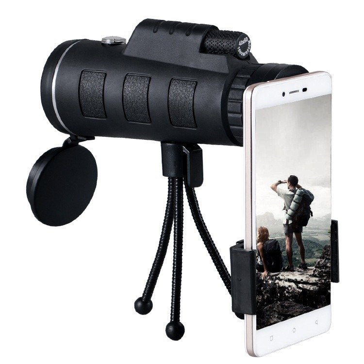 Compatible with Apple, Monocular Telescope Zoom Scope with Compass Phone Clip Tripod | ShopDecimals