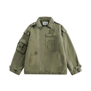 Ultra‑Light Quilted Baggy Coat for Men – Warmth‑First Army Green Jacket | Shopdecimals