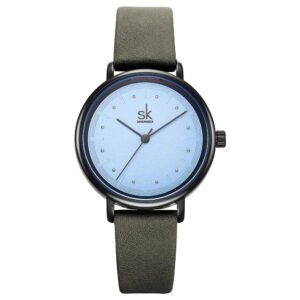 Fashion Trend Quartz Waterproof Microfiber Belt Round Watch | ShopDecimals