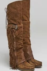 Lightweight Suede Fringe Over‑Knee Boots – All‑Day Comfort & Bold Color Choice | Shopdecimals