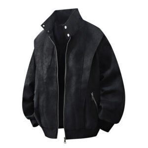 Jacket Men's And Women's Retro Loose Washed-out Leather Coat | ShopDecimals