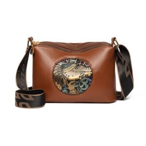 Multi-Compartment High-Capacity Retro Chinese-Style Shoulder Bag | ShopDecimals