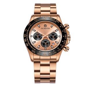 Stainless Steel Waterproof Watch Multi-function Timing Running Second | ShopDecimals